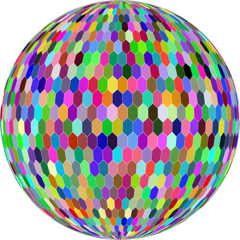 Prismatic Hexagonal Grid Sphere Variation 2