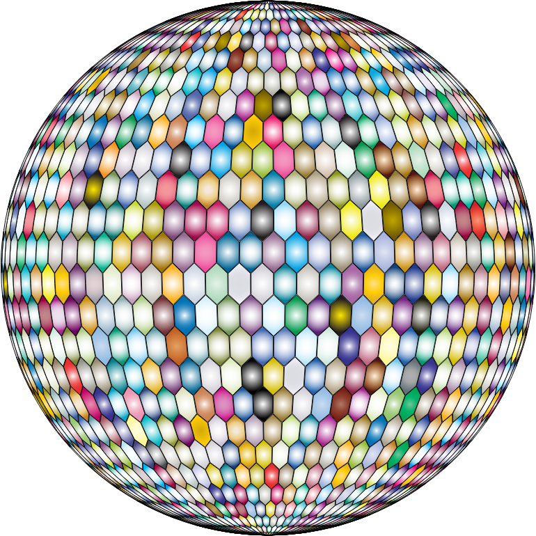 Prismatic Hexagonal Grid Sphere Variation 2 3 Variation 2