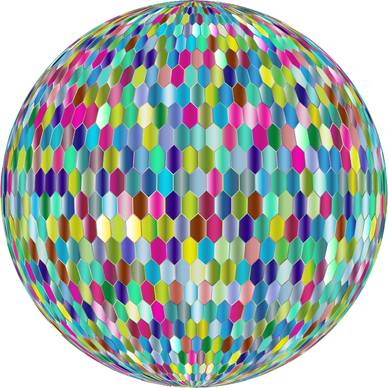 Prismatic Hexagonal Grid Sphere Variation 2 5
