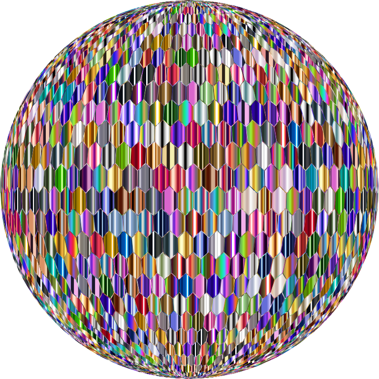 Prismatic Hexagonal Grid Sphere Variation 2 10