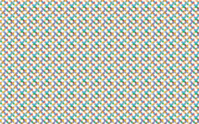 Seamless Geometric Tessellation Pattern Variation 4