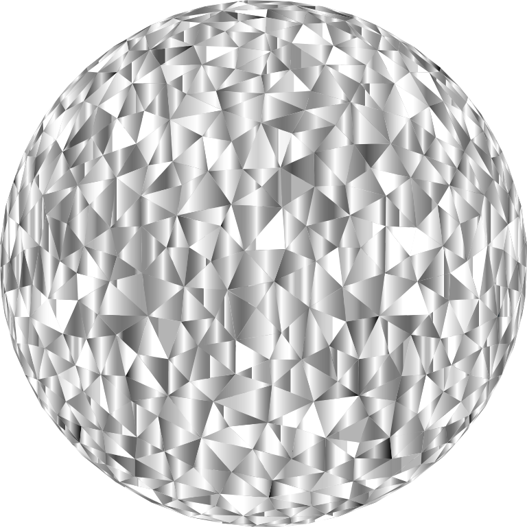 Prismatic Low Poly Sphere 4