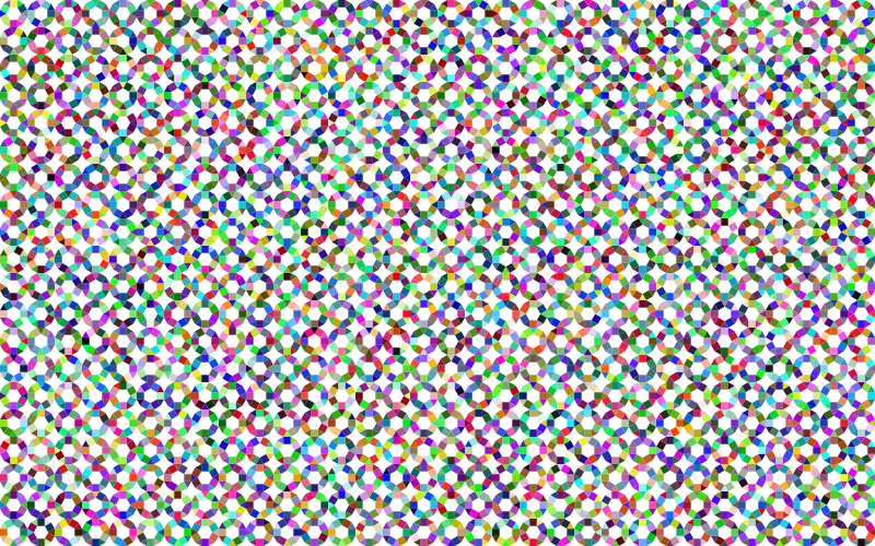 Prismatic Geometric Tessellation Pattern No Background