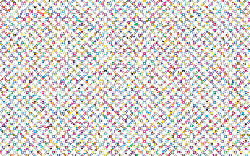 Prismatic Geometric Tessellation Pattern 2 No Background