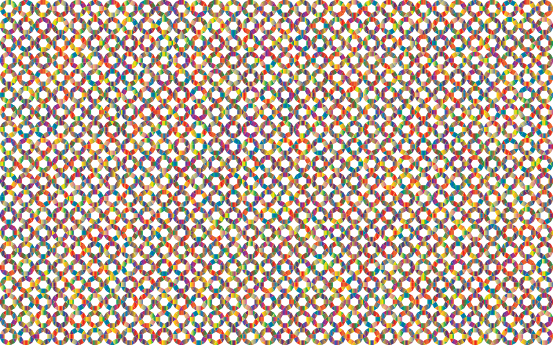 Prismatic Geometric Tessellation Pattern 3 No Background