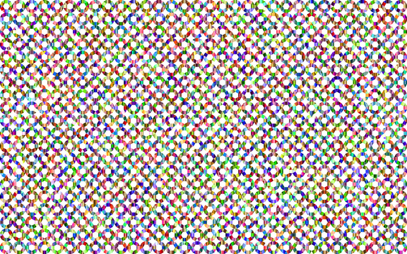 Prismatic Geometric Tessellation Pattern 4 No Background