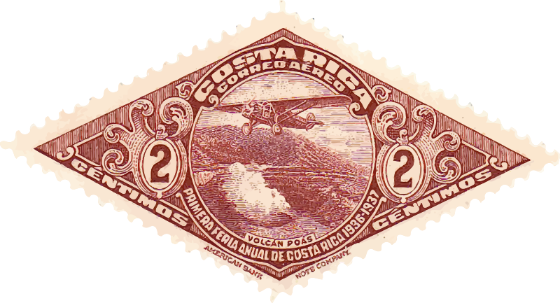 Costa Rica Airmail Stamp