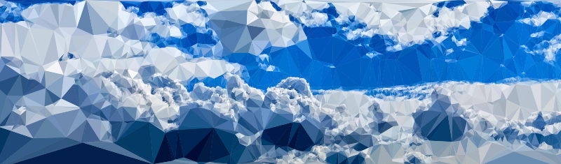 Low Poly Cloudscape Panorama