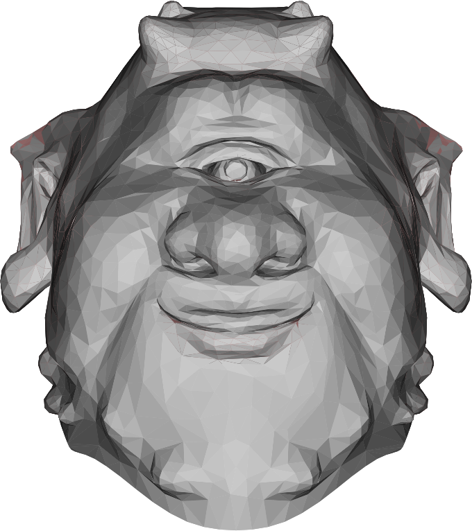 Low Poly Ogre Head