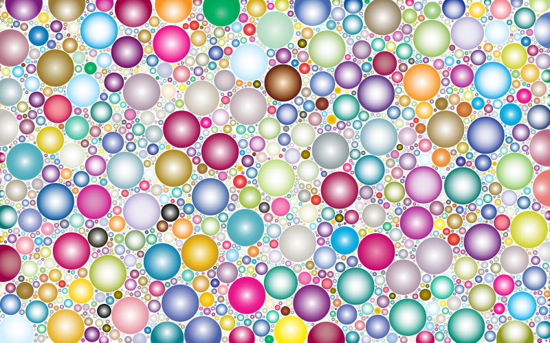 Prismatic Packed Circles 4 No Background