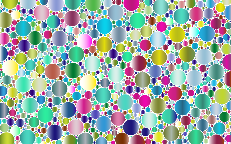 Prismatic Packed Circles 5 No Background