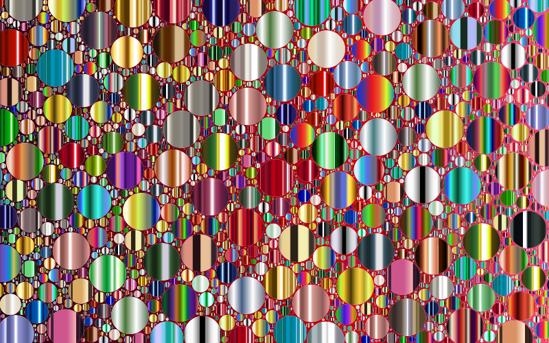 Prismatic Packed Circles 11 No Background