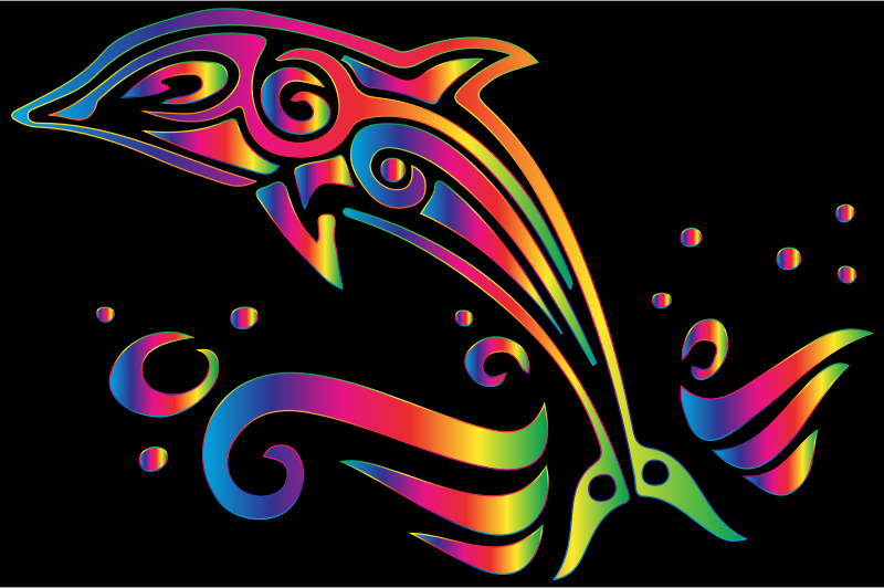 Chromatic Tribal Dolphin 7