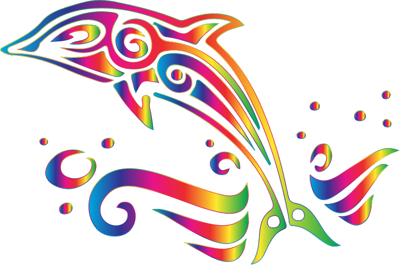 Chromatic Tribal Dolphin 7 No Background