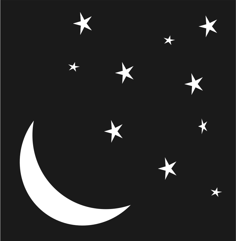 Crescent Moon & Night Stars (Remix)