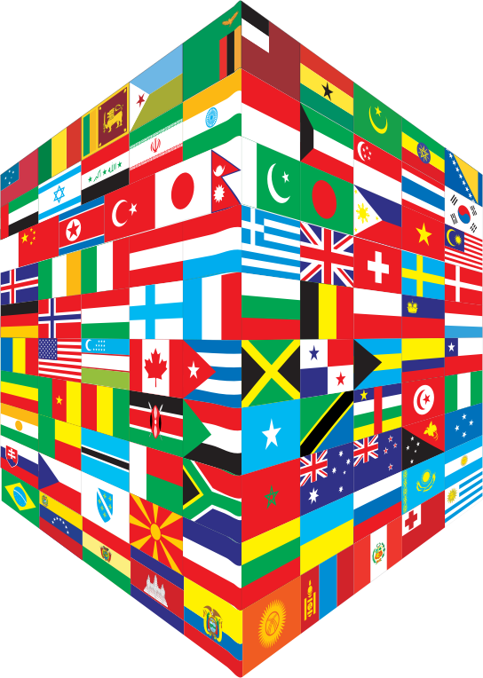 World Flags Cube