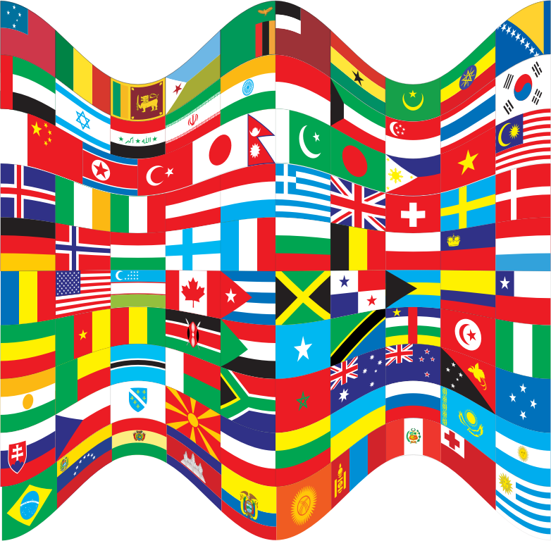 World Flags Wavy