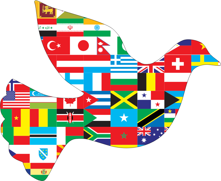 International Peace Dove With Stroke