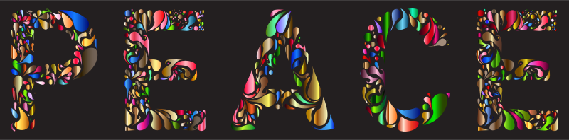 Prismatic Peace Typography 4