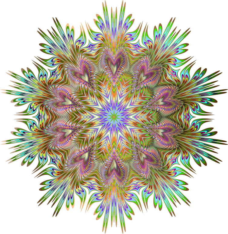 Chromatic Symmetric Mandala 4 No Background - Openclipart