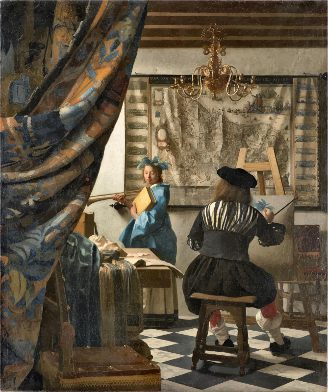 The Art Of Painting By Johannes Vermeer