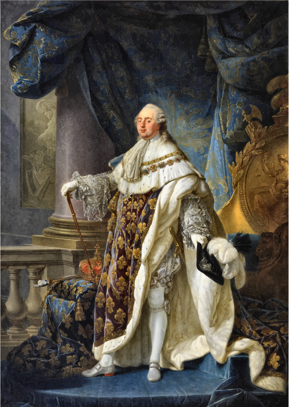 Louis XVI Portrait By Antoine Francois Callet