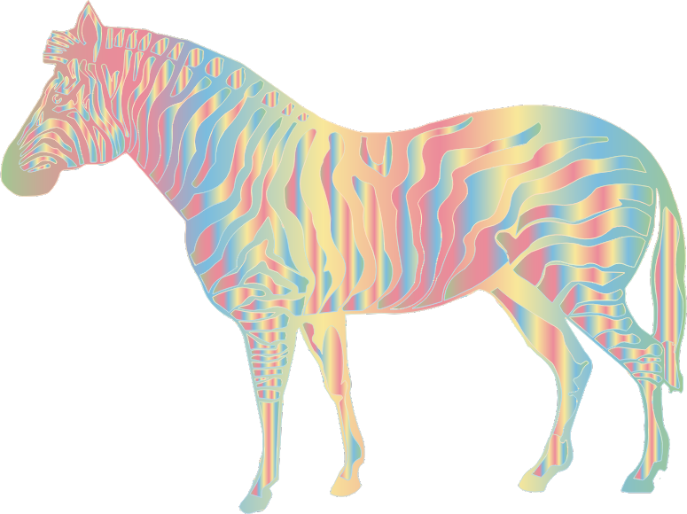 Pastel Zebra