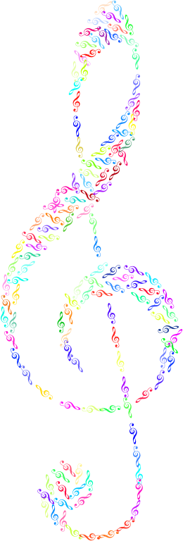 Prismatic Clef Fractal No Background