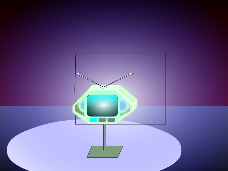 A012: A danger TV is put into the box again. (Animation)