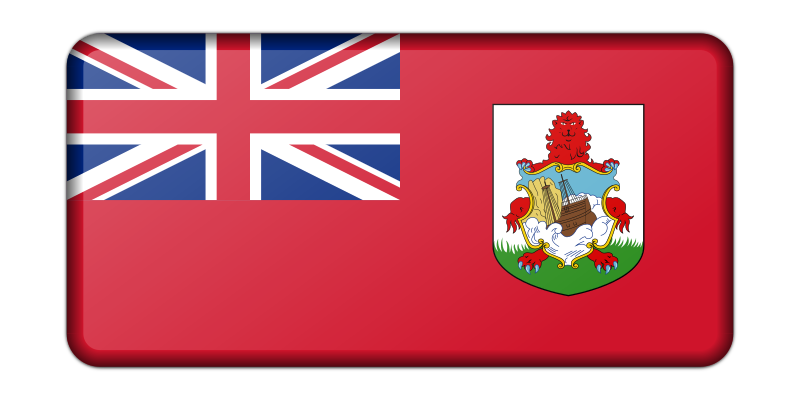 Flag of Bermuda (bevelled)