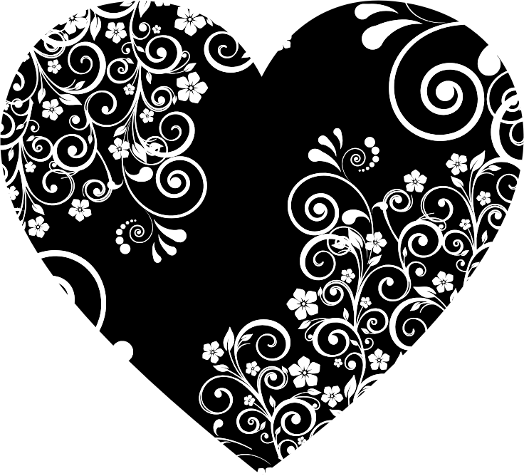 Floral Flourish Heart 3