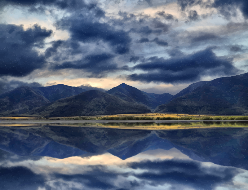 Surreal New Zealand Coast