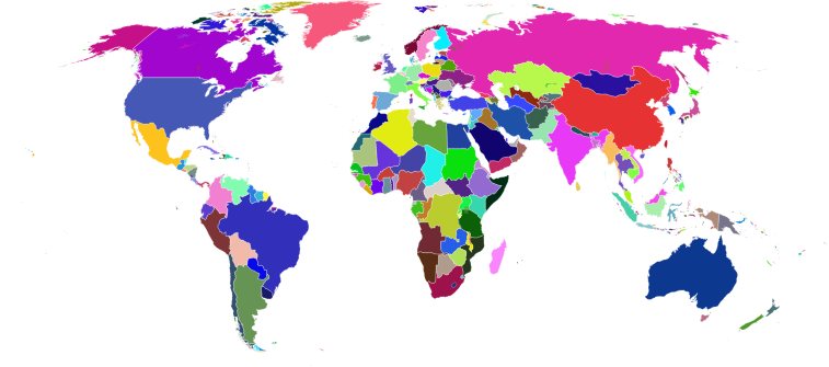 Prismatic World Map