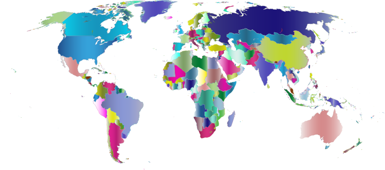 Prismatic World Map 4