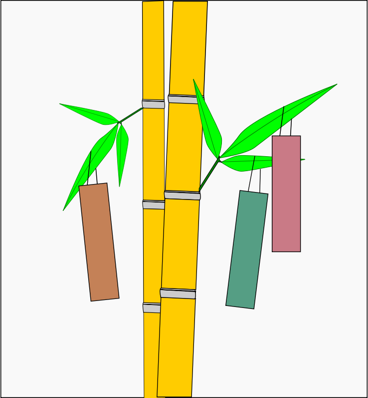 Simple Tanabata Wishing Tree