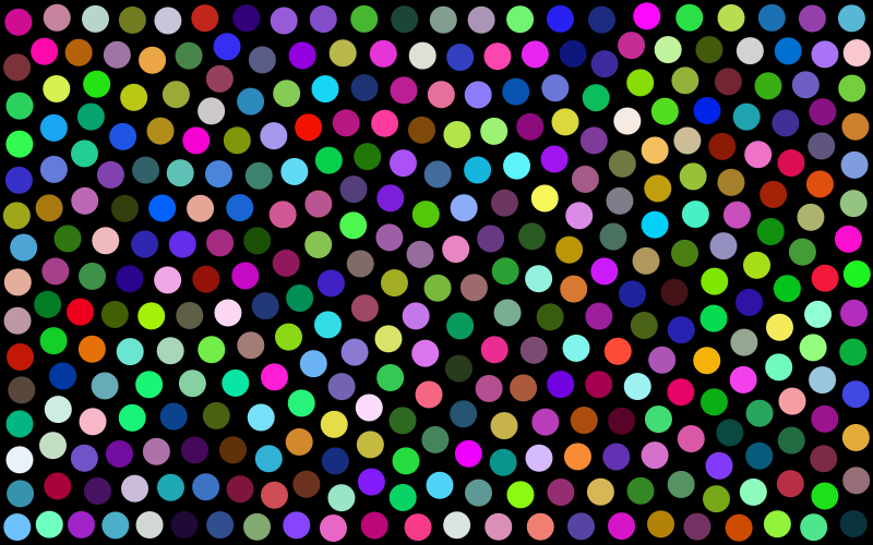 Prismatic Dots Background