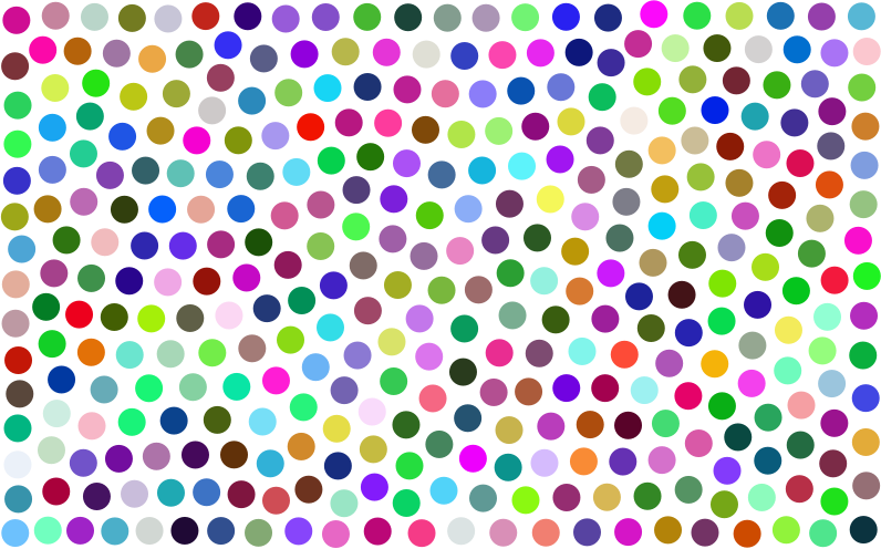 Prismatic Dots Background No Background