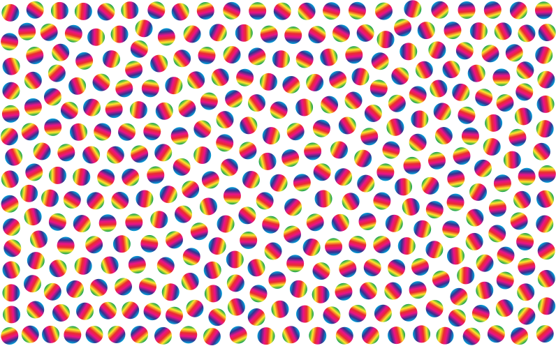 Prismatic Dots Background 8 No Background