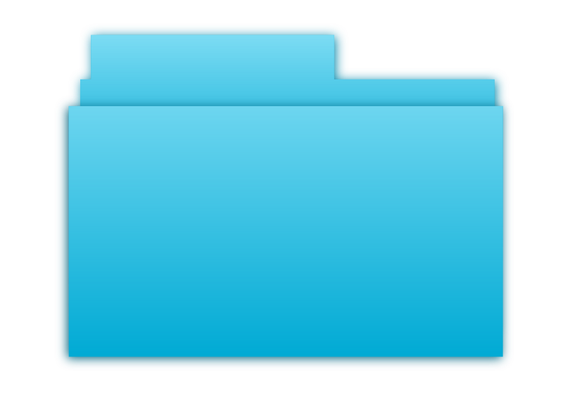 blue folder