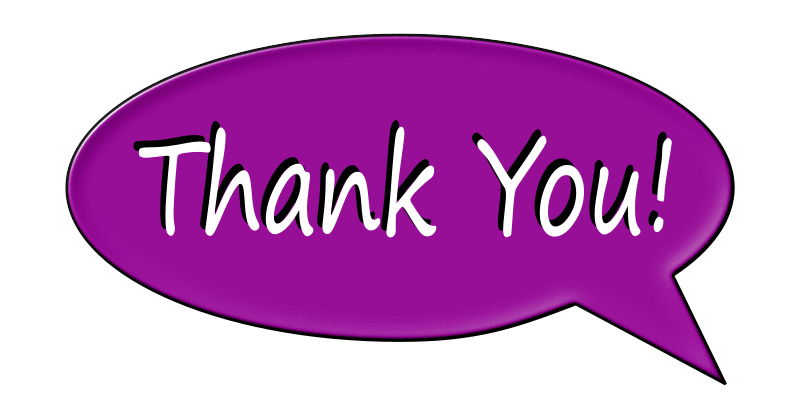 Thank You Bubble - Openclipart