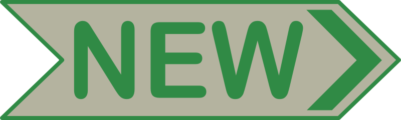 'NEW' Arrow Sign