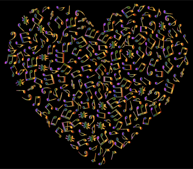 Chromatic Musical Heart 4