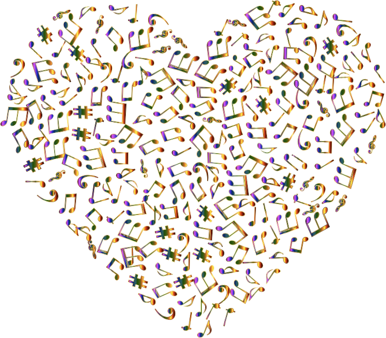 Chromatic Musical Heart 4 No Background