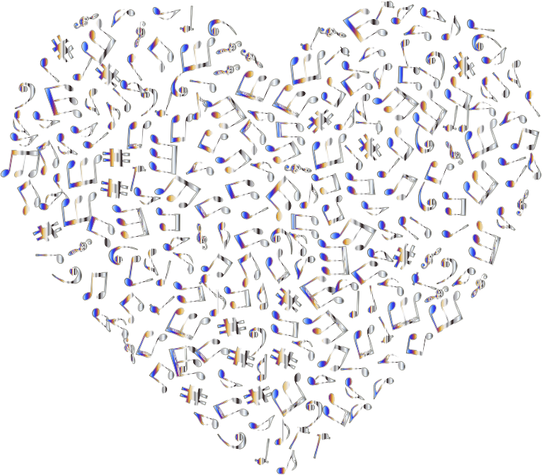 Chromatic Musical Heart 4 2 No Background
