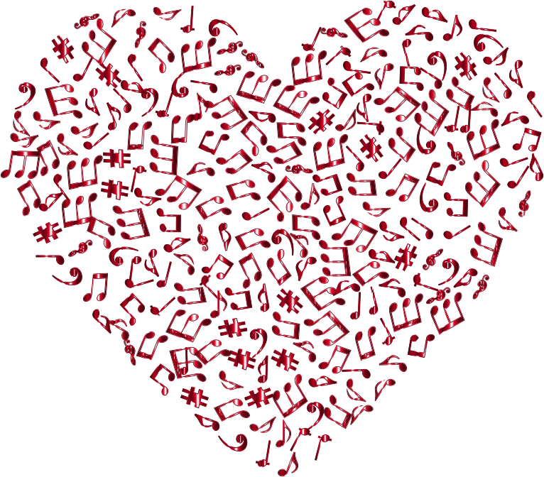 Crimson Musical Heart 4 No Background