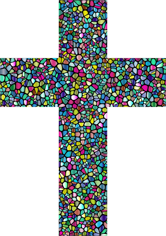 Polyprismatic Tiled Cross With Background