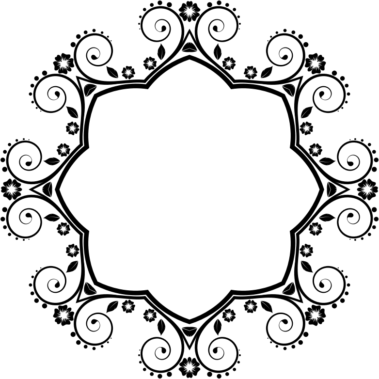 Flower Frame Extrapolated 25