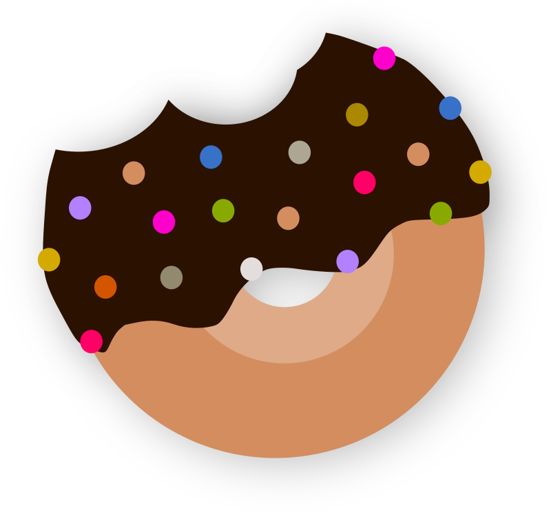 Delicious Donut With Chocolate