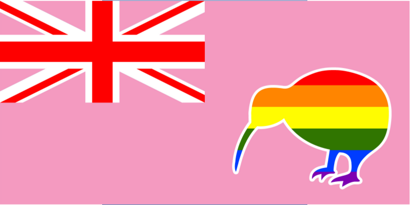 Rainbow New Zealand Flag 2