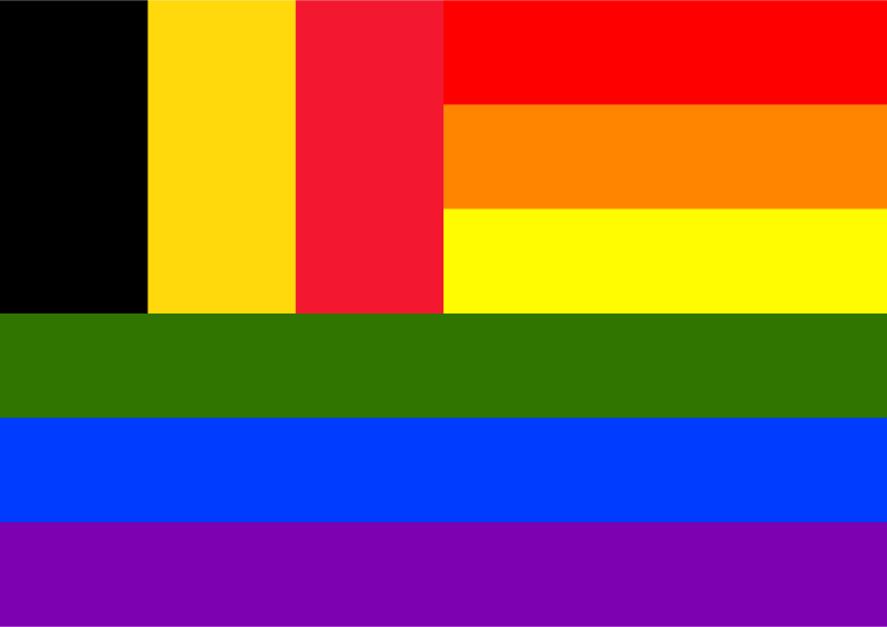 Rainbow Flag Belgium